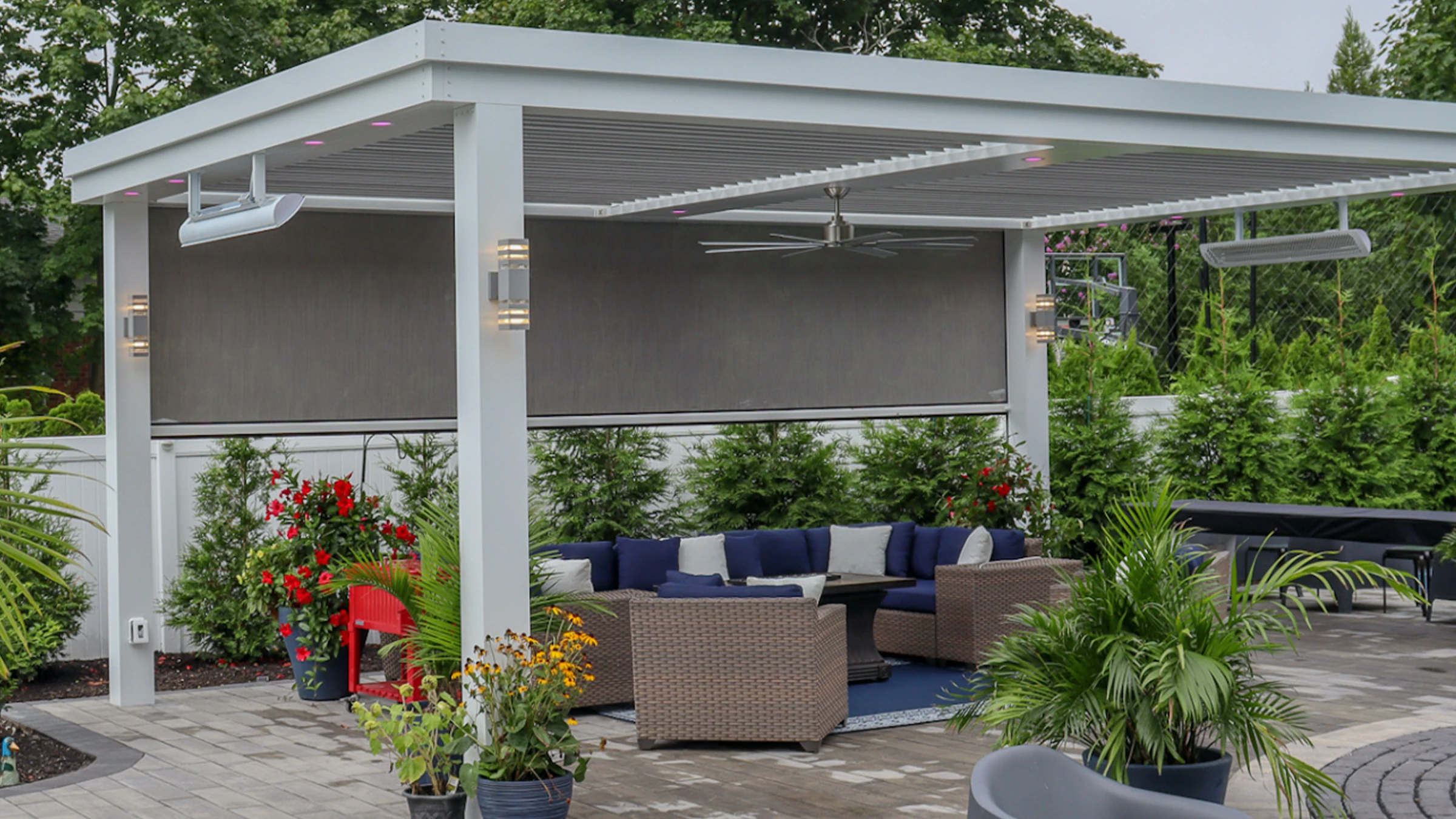 Cool Comfort Beneath a Gray Pergola projects cool-comfort-beneath-a-gray-pergola
