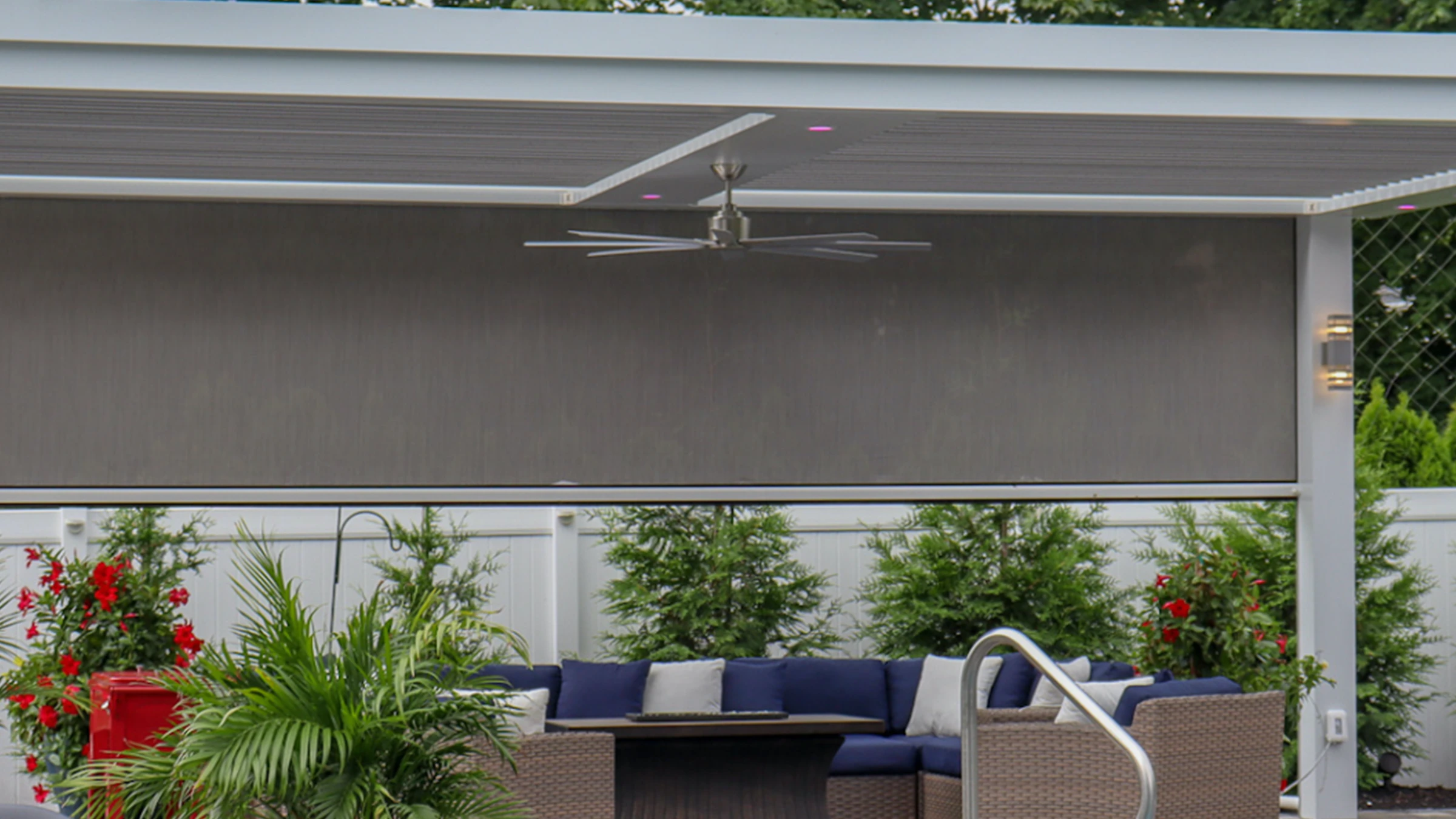 Cool Comfort Beneath a Gray Pergola projects cool-comfort-beneath-a-gray-pergola