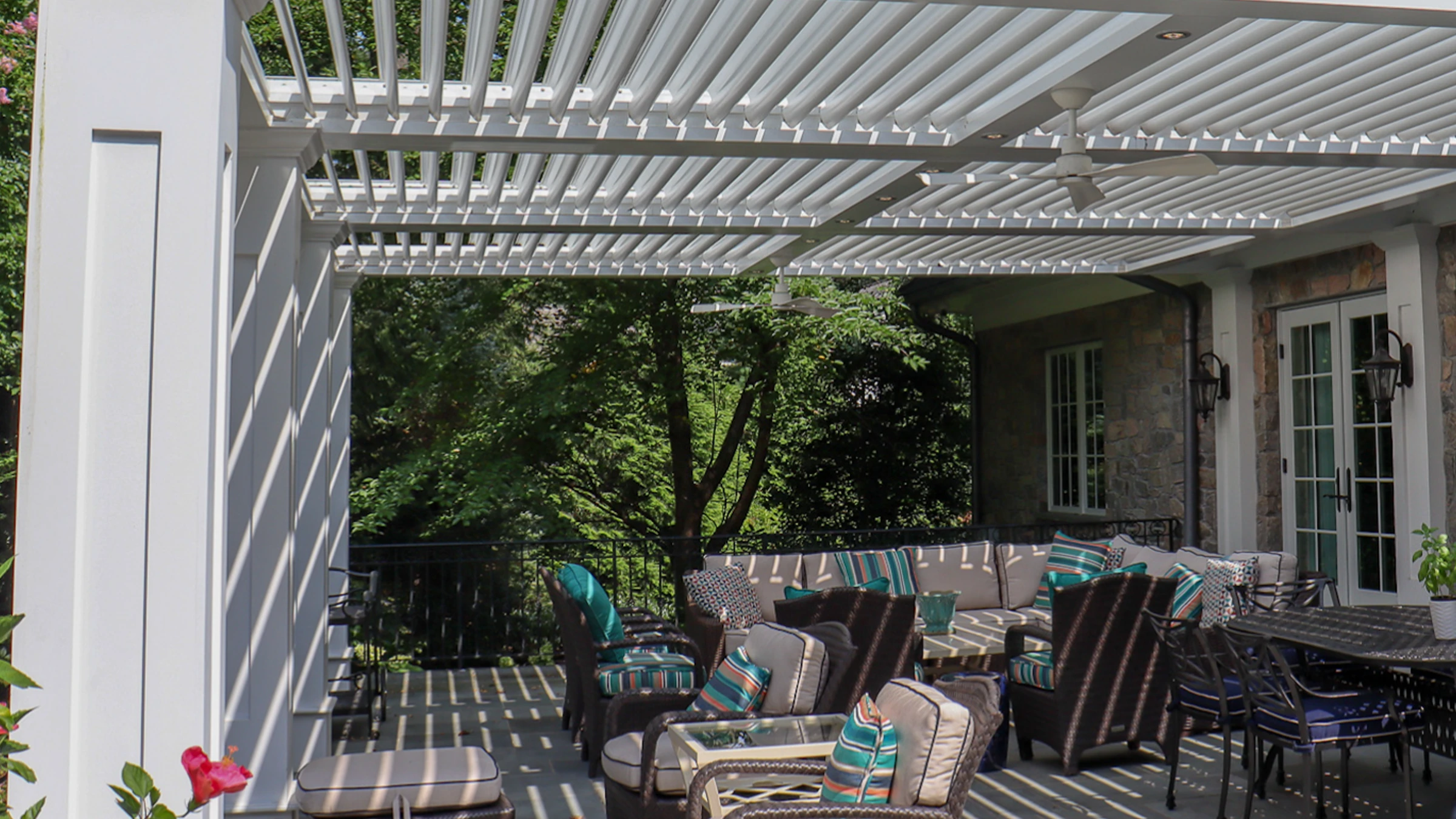 Custom Pergola with Architectural Columns projects residential custom-pergola-with-architectural-columns