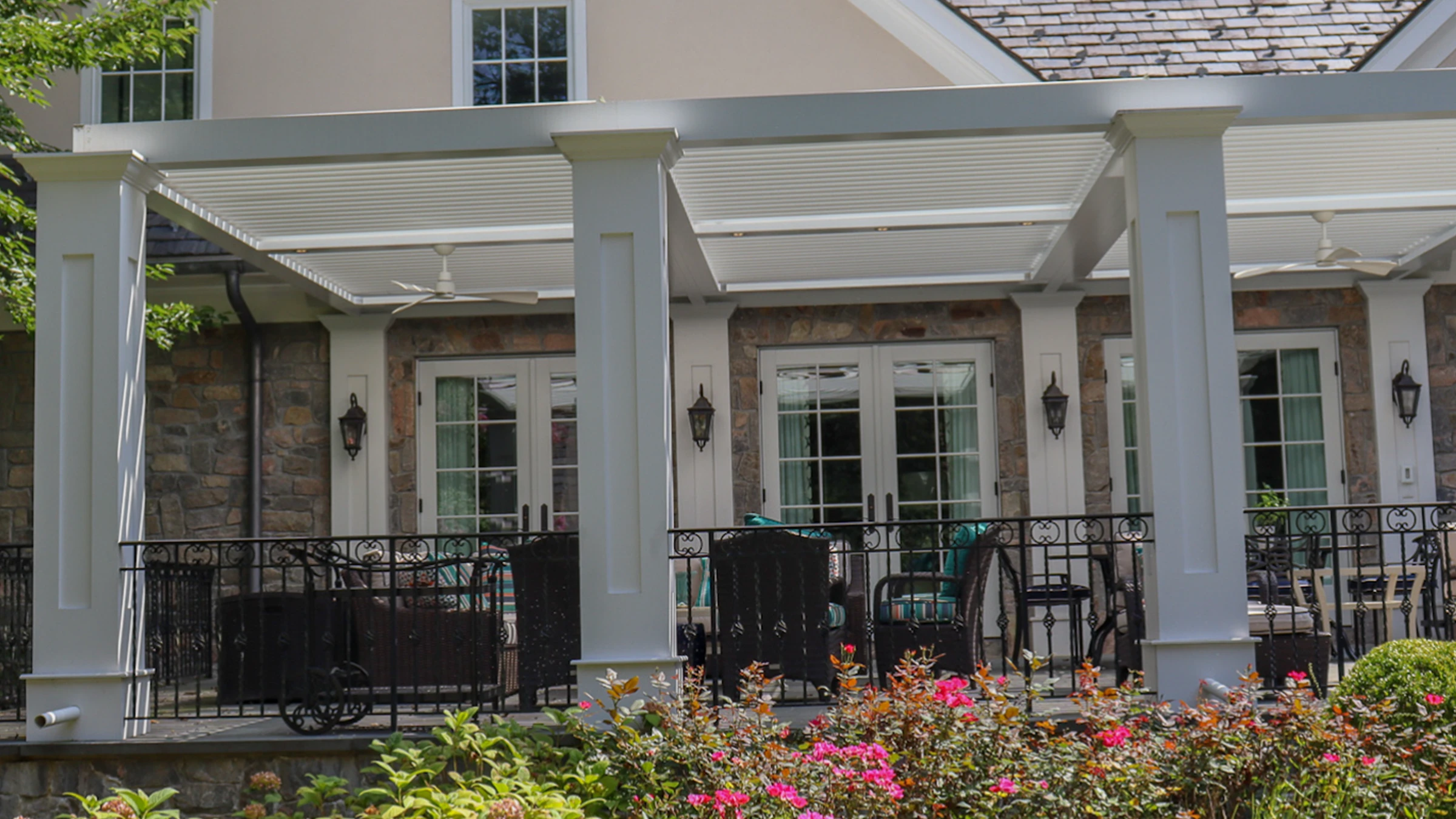 Custom Pergola with Architectural Columns projects residential custom-pergola-with-architectural-columns